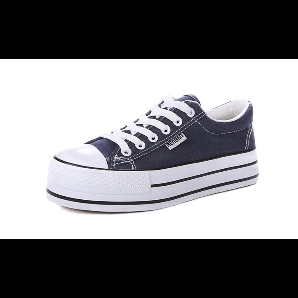 Women’s lace up platform sneakers